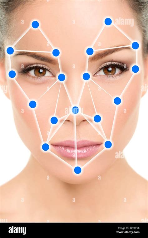 Biometric Facial Recognition Software App Technology For Face Identity