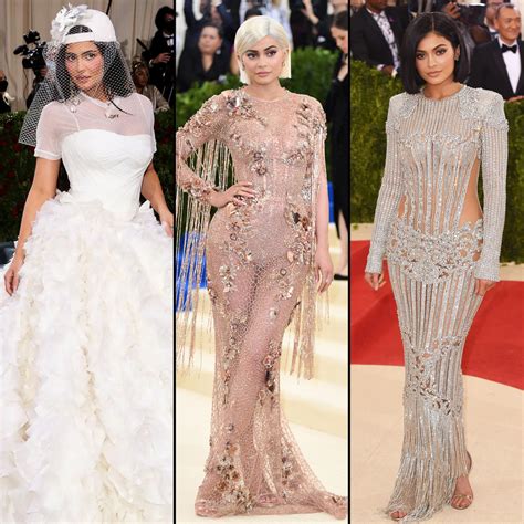 Feast Your Eyes On Kylie Jenners Met Gala Looks Through The Years Photos