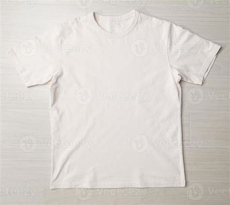 Blank Beige T Shirt Mockup Template On The Floor 6356011 Stock Photo At