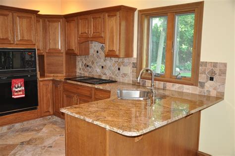 Tile kitchen countertops are an affordable alternative to traditional solid stone units. Granite Countertops and Tile Backsplash Ideas - Eclectic ...