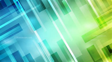 Free Geometric Abstract Blue Green And White Background Graphic