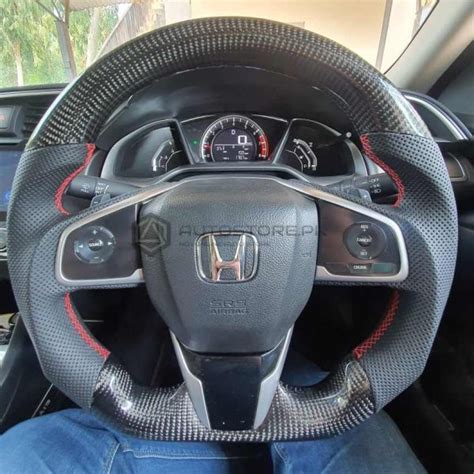 Honda Civic Carbon Fiber Steering Wheel 2016 2019 Autostorepk