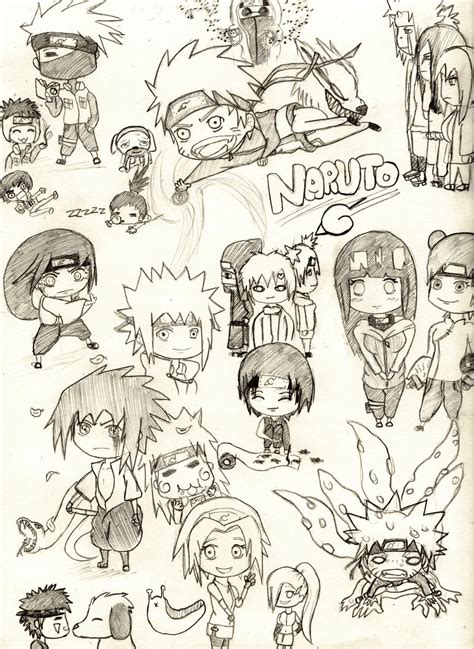 Naruto Chibi Doodles By Twinltwinv On Deviantart