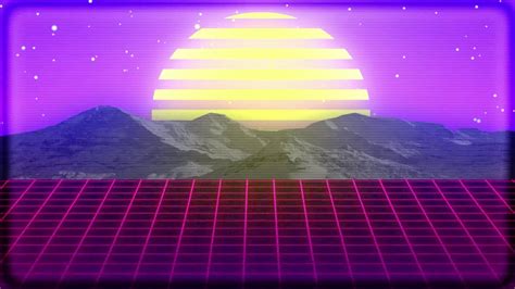 80s Neon Title Sequence After Effects Vaporwavesynthwave Youtube