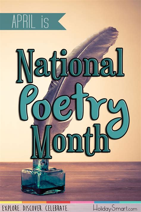 National Poetry Month | Holiday Smart