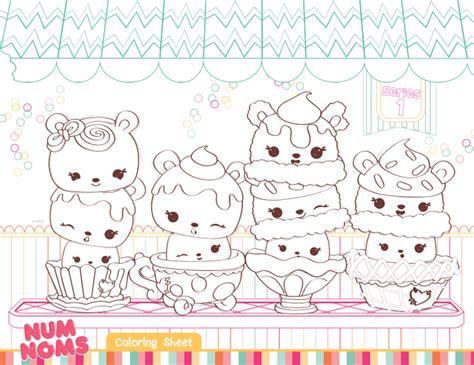 Maybe you would like to learn more about one of these? Add some coloring fun to your Num Noms birthday party with ...