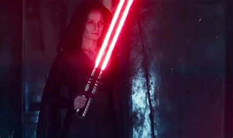 Star Wars Rey Skywalkers Dark Side Lightsaber Explored With
