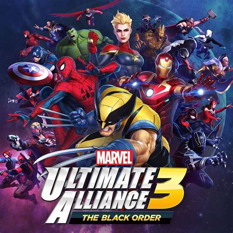 Marvel Ultimate Alliance 3 The Black Order 2019 Nintendo Switch Box