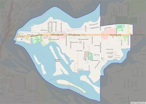 Map Of Spring Lake Village Michigan