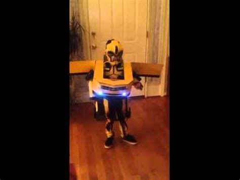 Transformers costumes are awesome, but being optimus prime is a great halloween boy costume. Homemade 'Bumblebee' Transformer Halloween costume - YouTube