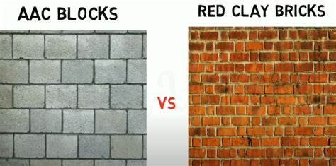 Aac Blocks Vs Red Bricks