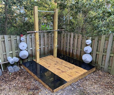 Outdoor Weightlifting Platform 10 Steps With Pictures
