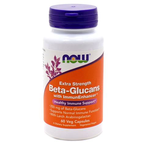Buy Now Foods Beta Glucans With Immunenhancer Xtra Strength 250 Mg