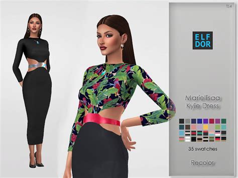 Sims 4 Kylie Dress