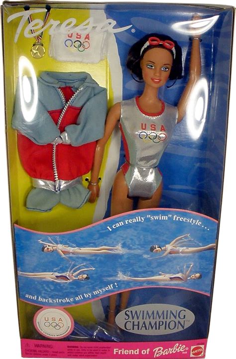 1999 Olympic Swimming Champion Teresa Doll 2 25489 Barbie And Ken