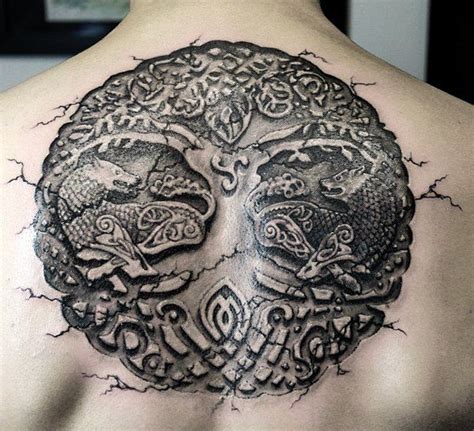 Celtic tree of life back tattoo ideas for men #Celtic #tattoos #symbols ...