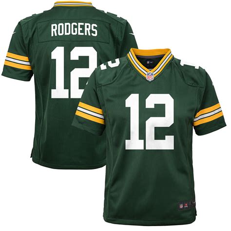 Aaron Rodgers Green Bay Packers Nike Youth Game Jersey Green