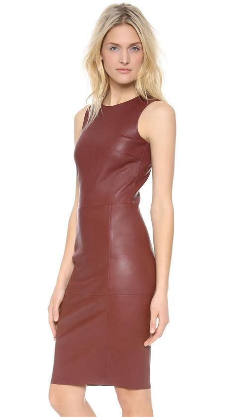 Handmade Womens Lamb Skin Leather Dress Leather Outfit Etsy