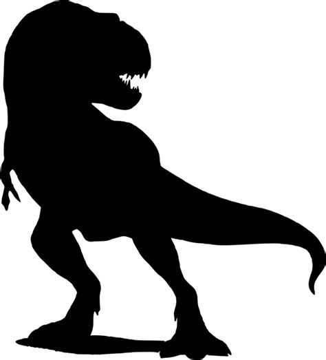 Silueta Dinosaurio Dino Lagarto Gráficos Vectoriales Gratis En Pixabay