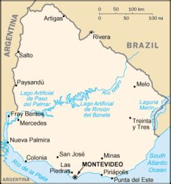 Argentina map satellite chile countries uruguay maps paraguay geology south america political bordering brazil. Río Negro (Uruguay)