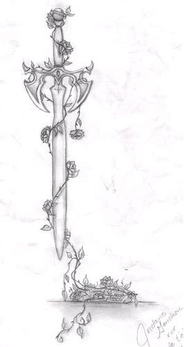 Meredith mejerle rush on instagram: Libertas Sword And Vine Tattoos Sketch » Tattoo Ideas