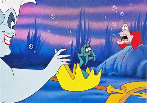 Walt Disney Book Images Ursula King Triton And Sebastian Walt Disney