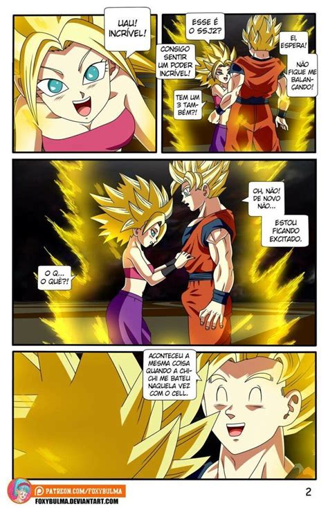 Goku Fudendo Caulifla E Kale Quadrinhos Eroticos Super Hentai