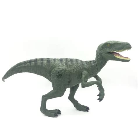 Jurassic World Velociraptor Action Figure Charlie Green Dinosaur Rare B1140 2015 Eur 824