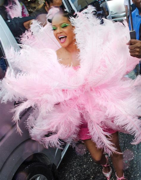 Rihanna In Pink At Kadooment Day Parade 09 Gotceleb