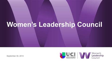 women s leadership council ppt