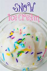 Simple Snow Ice Cream Recipe Images