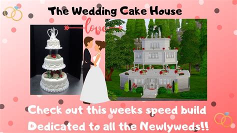 ღthe Wedding Cake House The Sims 4 Speed Buildღ Youtube