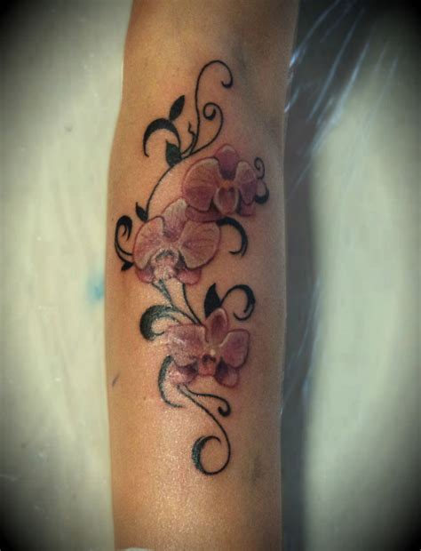 Orchids are amazing flowers and very rare. 100's of Orchid Tattoo Design Ideas Pictures Gallery