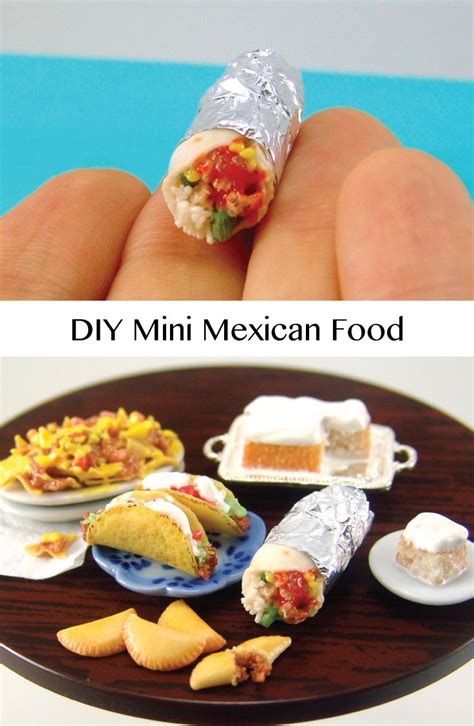 Yes Learn How To Make Miniature Mexican Food Out Of Polymer Clay With