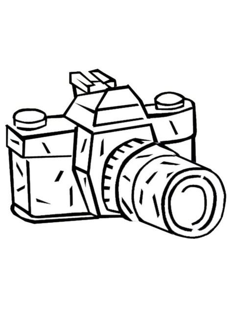 camera coloring pages printable. The camera is an optical device for capturing still images and