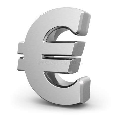Sign Of Euro On European Flag Stock Illustration Illustration Of Sign