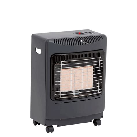 This beautifully styled portable gas heater with a living flame will enhance any room as well as keep it warm and cosy. 4.2kW Mini Mobile Portable Gas Heater - Tent Hire Direct