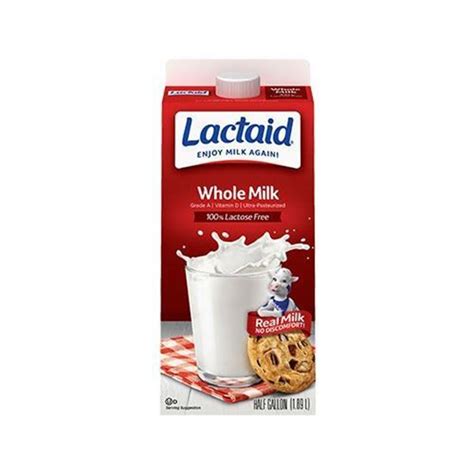 Lactaid Whole Milk Half Gallon Alpenrose Home Delivery