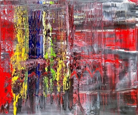 Abstract Oil Painting Rm 897 21 Painting By Rico Mocellin Artmajeur