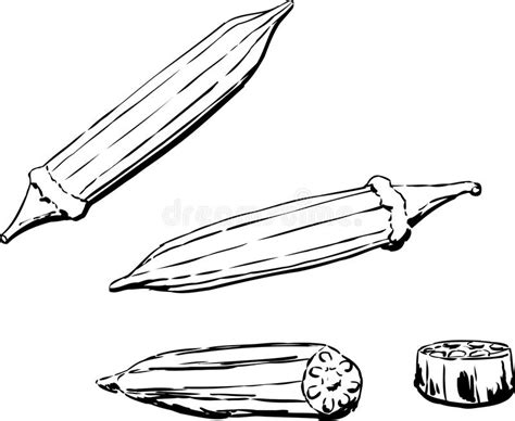Okra Coloring Page Coloring Pages