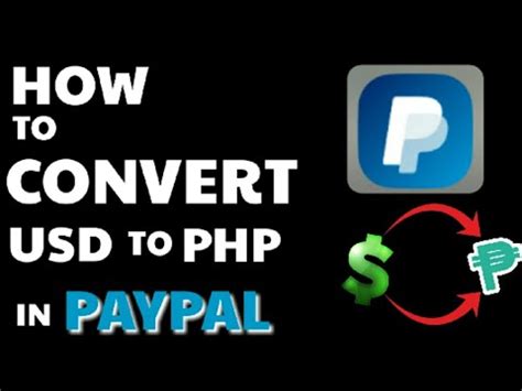 Apply thru bdo online banking. CONVERT USD TO PHP IN PAYPAL - YouTube