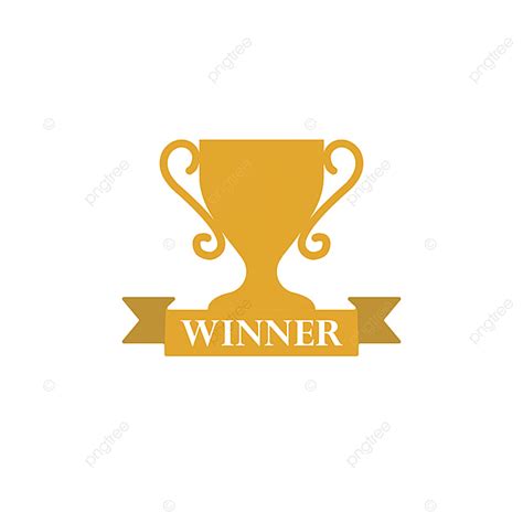 Trophy Award Winner Icon Vector Illustration Template Trophy Icons