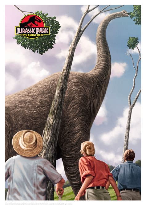 Jurassic Park Premium Art Print 25th Anniversary At Mighty Ape Nz