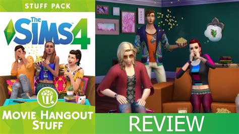 The Sims 4 Movie Hangout Stuff Pack Review Youtube