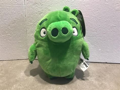 Angry Birds Earl Pig Green Plush 8 Soft Toy Stuffed Etsy