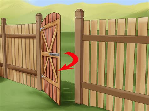 How To Build A Wooden Gate 13 Steps With Pictures Wikihow