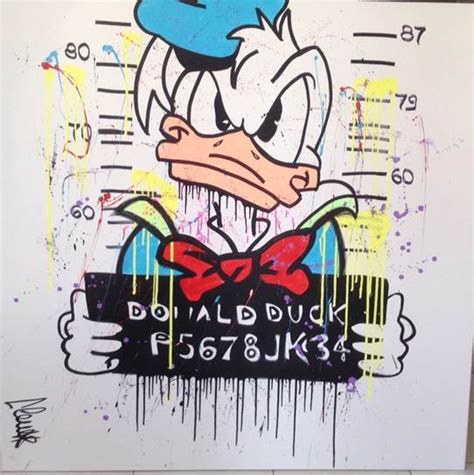 Learn how to draw donald duck pictures using these outlines or print just for coloring. Clem$: Gangsta Cartoons | Eden Fine Art | Artsy