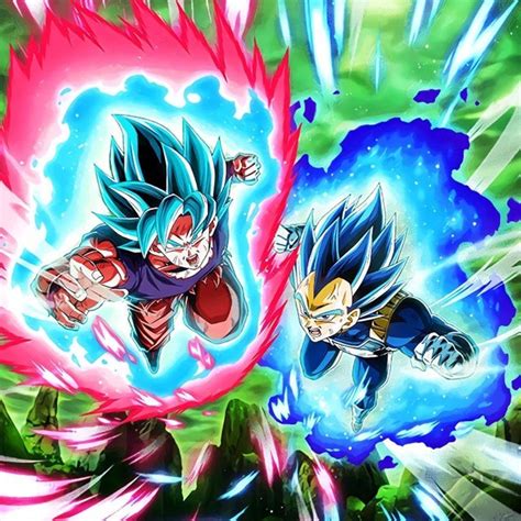 The wonderful dragon ball z: Dragon Ball Z Dokkan Battle LR SSBKK Goku & SSBE Vegeta ...