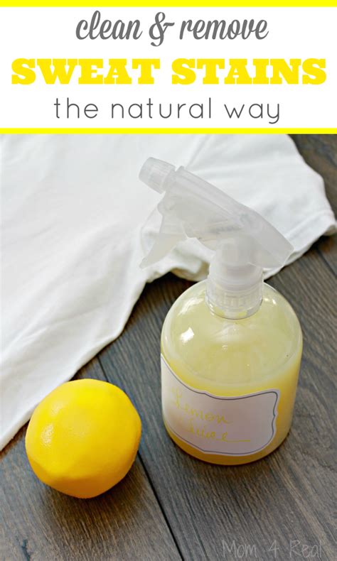 How To Clean And Remove Sweat Stains Naturally Mom 4 Real