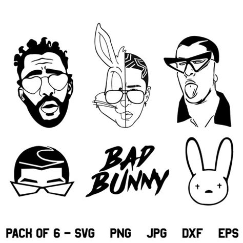 Bad Bunny Svg Bundle Bad Bunny Svg El Conejo Malo Svg Bad Bunny Logo